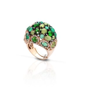 Anello Mediterraneo in argento rosè