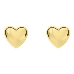 Orecchini Stroili lobo cuore dorati