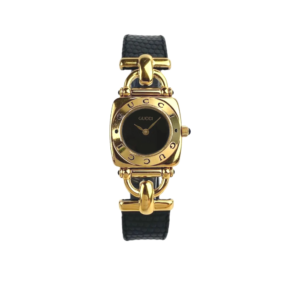 Orologio Gucci in pelle nero