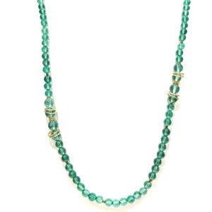 Collana Giadan Audrey con quarzo paraiba